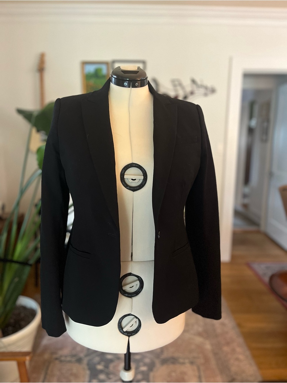Banana Republic Black Tailored Women's Blazer